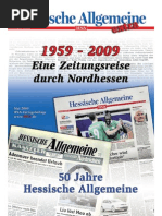 50 Jahre Hessische Allgemeine - Eine Zeitungsreise durch Nordhessen