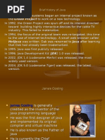 Download Brief History of Java by mohanraop SN16102381 doc pdf