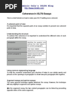 Download IELTS Essay Coherence by Dominic Cole SN16102953 doc pdf