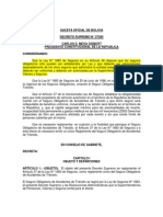 Decreto Supremo #27295 PDF