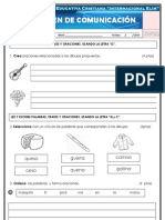 Examen Comunic. 1 Grado