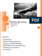 Global Warming: Mohammed Ali H00082964 CTD