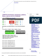 Descargar LIBROS Matematicas, Ingenierias, Quimica, Fisica, y Mas en ALTA CALIDAD Gratis - Descargar Gratis 1 Link