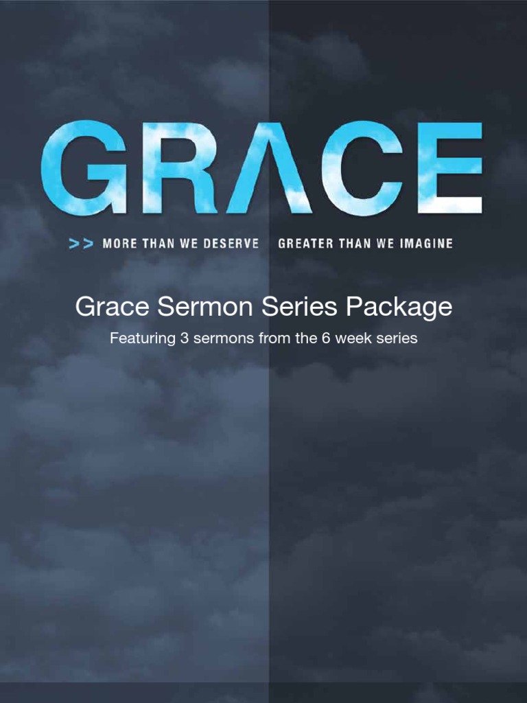 Grace Sermon Series PDF Grace In Christianity Jesus