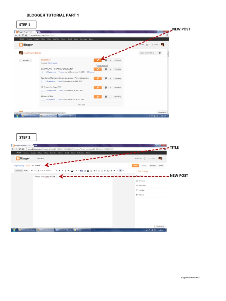 Blogger Tutorial: Step-by-Step Guide | PDF