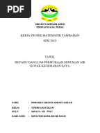 Kerja Projek Matematik Tambahan Perak 2015