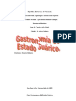 Guia Gastronomica Del Estado Guarico! 2003