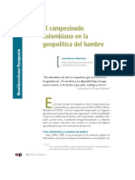 el campesinado colombiano en la geopolítica del hambre