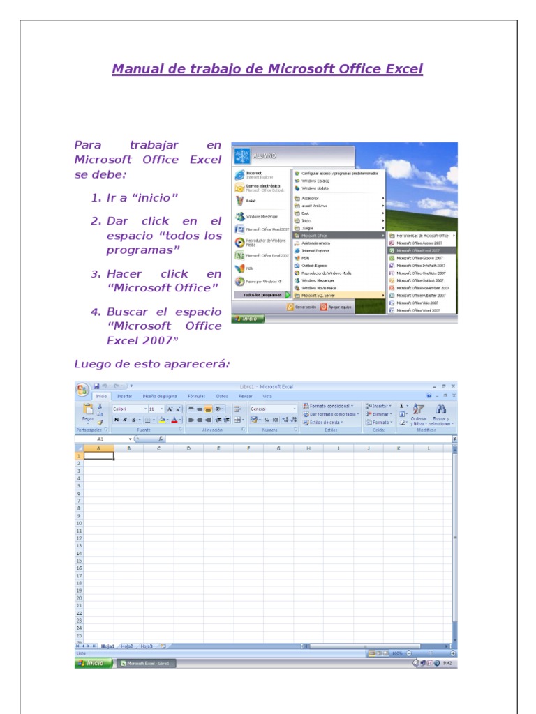 Manual de Excel | PDF
