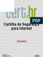 Cartilha Internet - Checklist