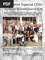 Boletim Especial da 131ª Reunião do Conselho Superior do IAB