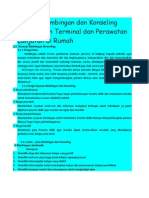 Makalah Bimbingan Dan Konseling Pada Pasien Terminal Dan Perawatan Lanjutan Di Rumah