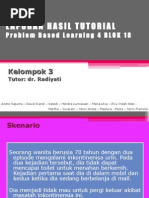 Download Urinary Incontinace - Tutorial Problem Based Learning BLOK 18 FK UNSRI by Andre Saputra SN16107455 doc pdf