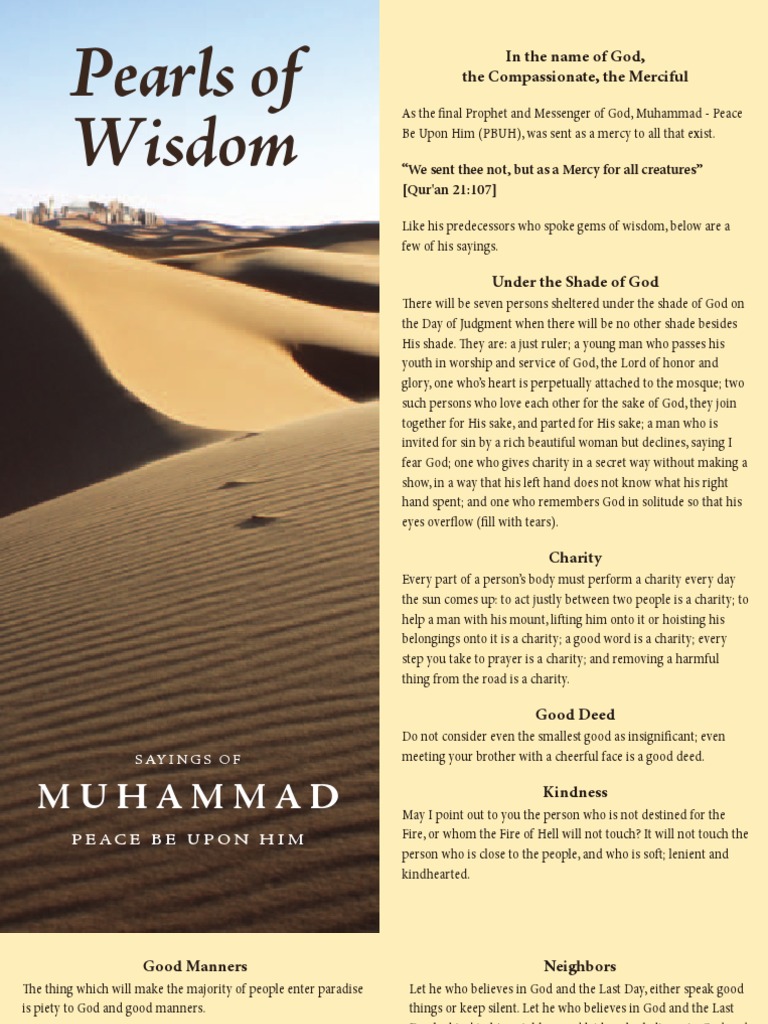 Pearls of Wisdom PDF Muhammad Sin