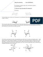 Cyclohexane Ring Stereochemistry