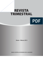 Revista Trimestral BCR Marzo de 2013