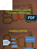 Human Capital and The Teaching Profession