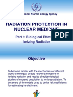 Radiation Protection in Nuclear Medicine: Part 1: Biological Effects of Ionizing Radiation