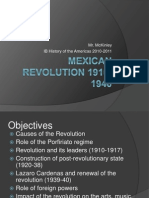 Mexican Revolution 1910 1940 Lecture