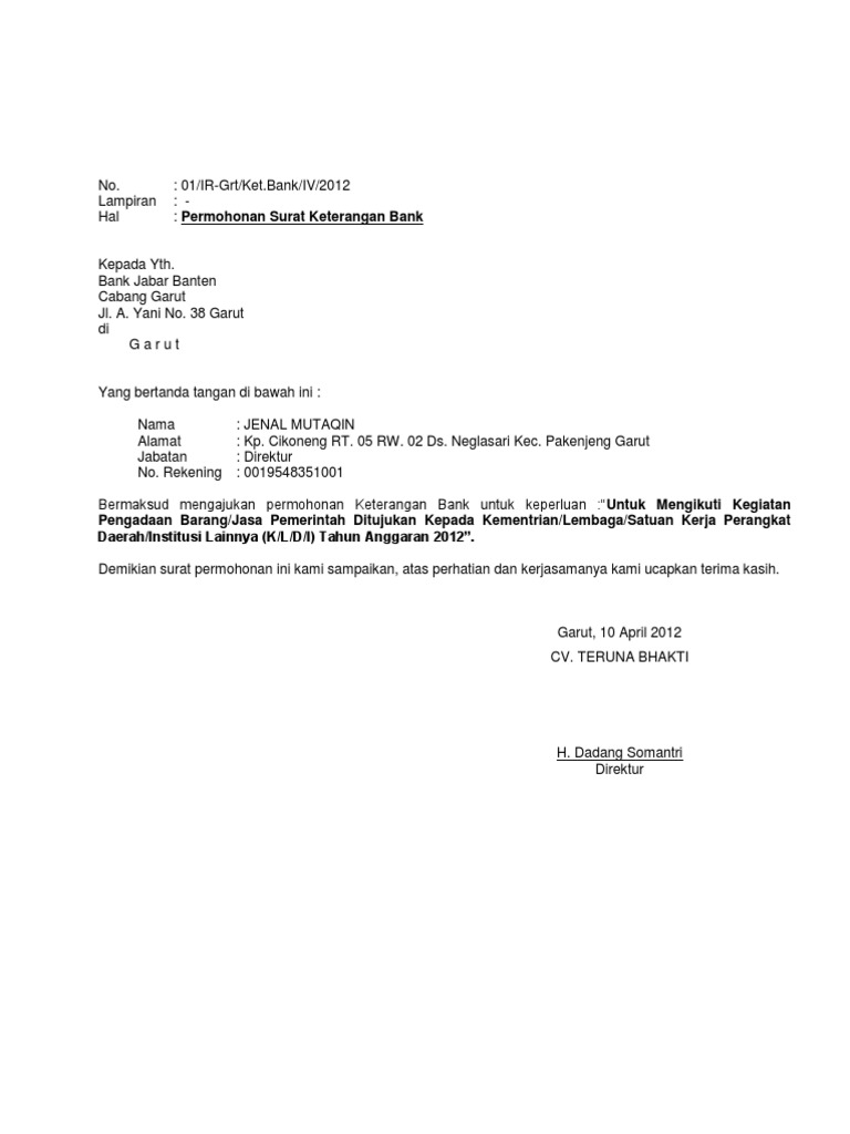 Contoh Surat Permohonan Karaoke