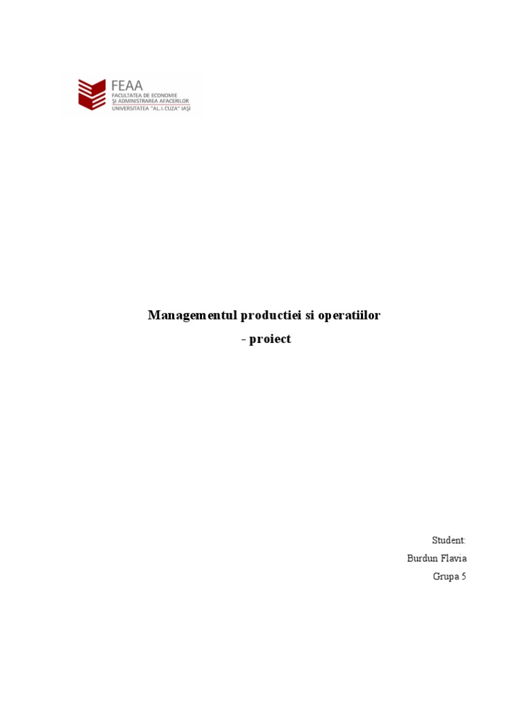 Proiect Mpo | PDF
