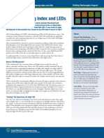 Color Rendering Index