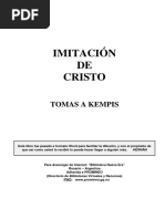 Kempis Tomas a - Imitacion de Cristo