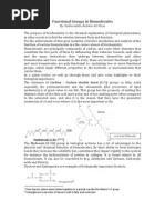 Functional Groups in Biomolecules PDF