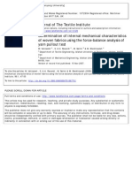 Determination of Internal Mechanical Characteristics