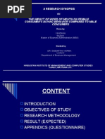 Download effect of word of mouth  by vandana SN16111914 doc pdf