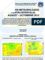 Prognoza August