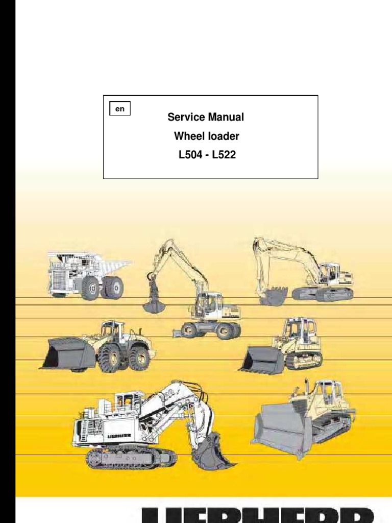 Wheel Loader Liebherr L 504-L 522 - Service Manual | Steering | Electrical  Connector