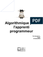 51781 Algorithmique Pour l Apprenti Programmeur