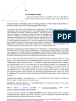 Comunicato stampa Venezia Impossibile, regia di William Carrer al Venice Film Market della 70. Mostra Internazionale d'Arte Cinematografica 