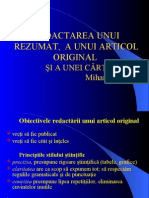 Intocmirea Unui Articol