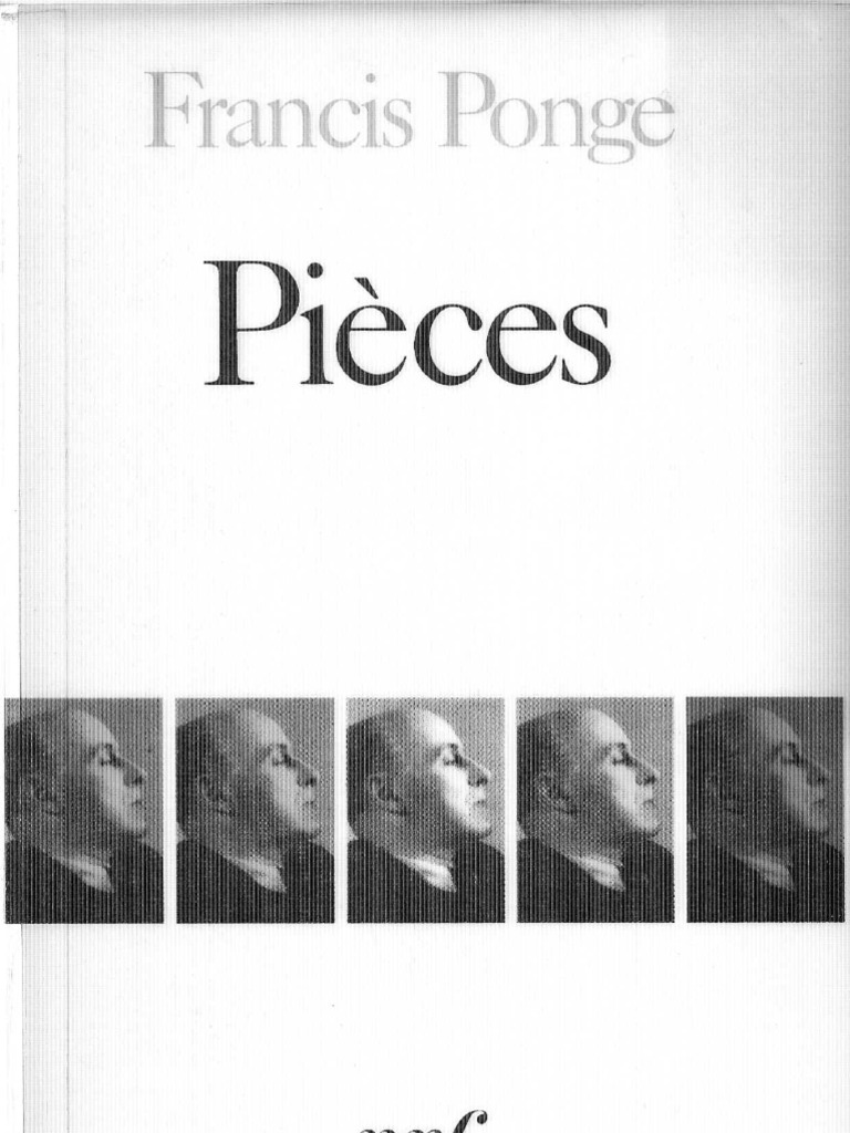 Francis Ponge - Pièces | PDF