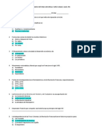 Examen Historia Universal Curso Unam