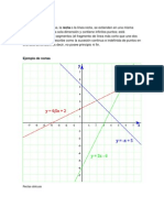 Definición y tipos de rectas en geometría