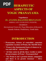 Therapeutic Potential of Pranayama