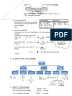 Alcoholes: concepto, clasificación y nomenclatura