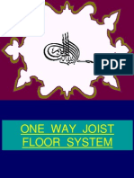 One Way Joist Floor System