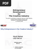 Download Entrepreneur Development for the Creative Industry by Creative Malaysia SN16117534 doc pdf