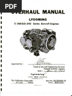 Lycoming O 360 O 540 Overhaul