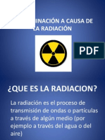 Contaminación A Causa de La Radiación