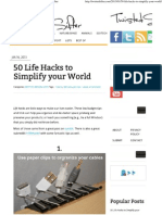 50 Life Hacks to Simplify your World «TwistedSifter