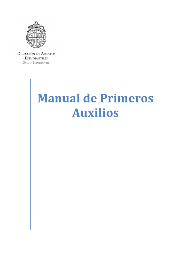 Manual de Primeros Auxilios | PDF | Quemar | Herida