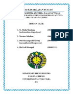 Aplikasi Algoritma Genetika Dalam Optimasi Pancaran Link Radio Komunikasi Berbasis Antena Array Empat Elemen