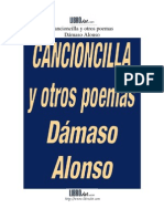 Dámaso Alonso - Cancioncilla y Otros Poemas