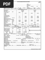 Heat Exchanger Specification Sheet SI Units