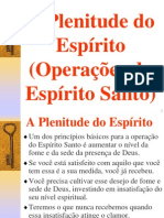 A Plenitude Do Espirito - Operacoes Do Espirito Santo